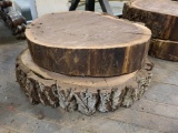 Two Kiln Dried Walnut Live Edge Slabs Approx. 20in