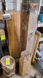 Three Misc. Reclaimed Beams or Posts, Various Length, From Paxton & Gallagher Building