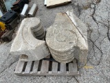 Two Architectural Salvage Building Corbels