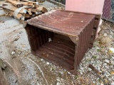 Steel Material Handing Basket, Area for Forks to Lift