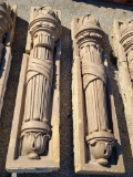 Union Pacific Building UP Concrete Building Architectural Salvage Decorative Pieces, 53.5in x