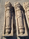 Union Pacific Building UP Concrete Building Architectural Salvage Decorative Pieces, 53.5in x