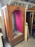 Oak Archtectural Showcases from Omaha's Famous Caniglia's Venice Inn Restaurant 80in x 38in x 31in