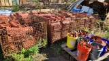 6 Crates+ of Clay Tile Spanish Style Roofing Tiles and Caps - Crates Not Included, Huge Supply, RARE