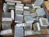 45+- Pieces of Architectural Salvage Glass Block (Basket Not Included)