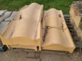 Pallet of Omaha Building Architectural Building Salvage, 9 Pieces, Approx. 20in x 16in