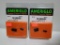 Lot of 2; Ameriglo Custom Firearm Sights Def Carry LumiGreen GL-713 & GL-734 for Glock