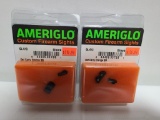 (2) Ameriglo Custom Firearm Sights GL-613 Def Carry Orange SB for Glock