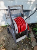 Like New Garden Hose Reel w/ HD Hose