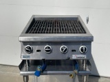 Garland GTBG24-NR24 Natural Gas 24in Radiant Charbroiler, Removable Grates, Gas Hose & Connectors
