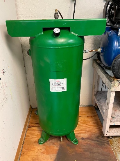 Vertical Steel Air Tank, industrial Grade 200 PSI, Mfg. 1996