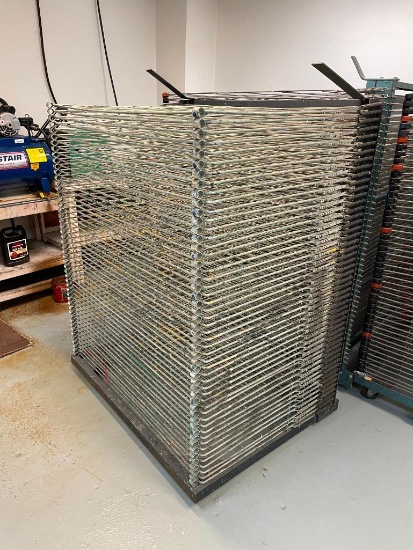 Spring Loaded Screen Print Air Dry Rack