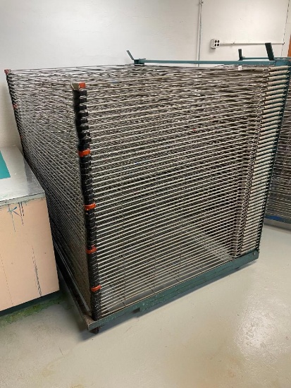 Spring Loaded Screen Print Air Dry Rack