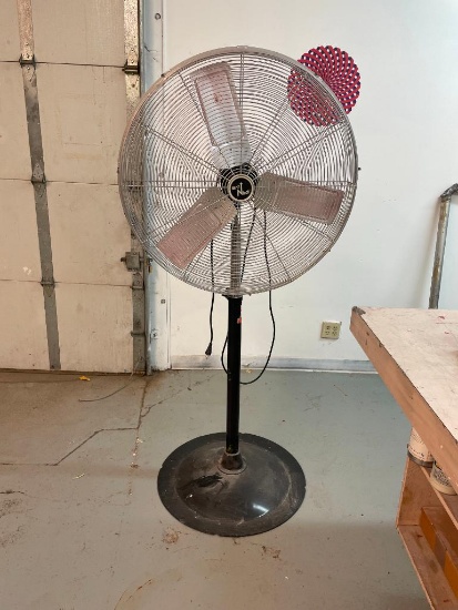 North Tech Pedestal Warehouse Fan 30in, Model: HVP-30, 120v