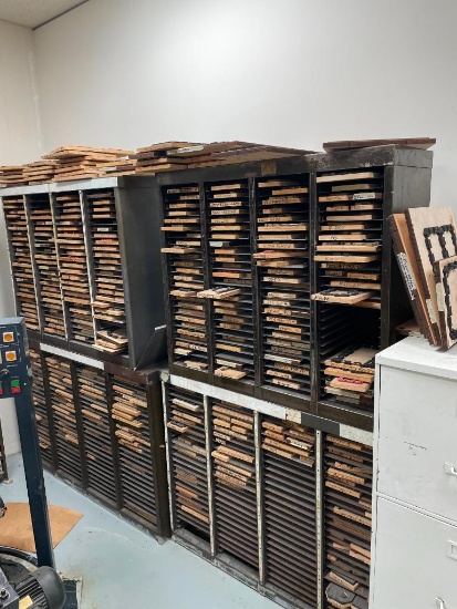 Six Slotted Front Cabinets (Dies Not Included w/ Cabinets)