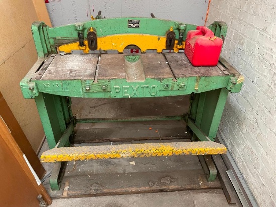 PEXTO Peck, Stow & Wilcox Model 137K (SN: 4-51), Capacity 16GA Soft Steel - HD Gap Foot Shear