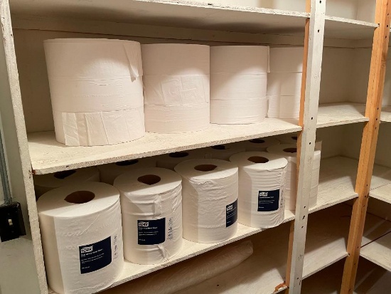 11 Rolls of Tork Paper Towels and 12 Rolls of Toilet Paper for Dispensers