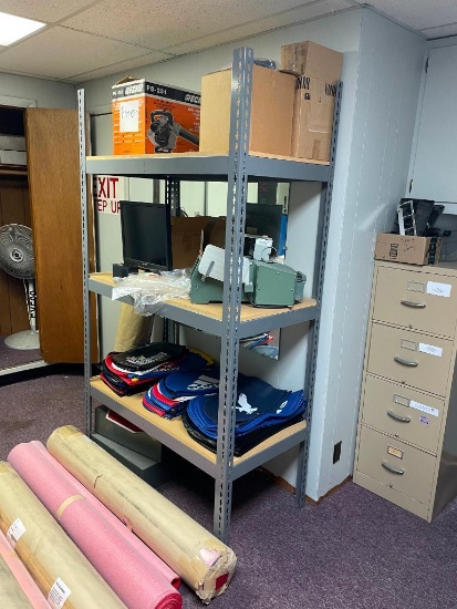 HD Shelving Unit, 48in Wide, 84in High, 24in Deep w/ 3 Shelves
