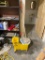 Mop Bucket, Rope, 2 Folding Chairs, BBQ Grill, 2 Shelving Units