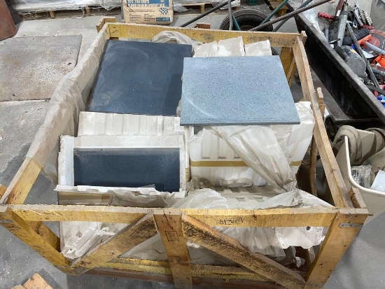 50+ Pieces of 18in x 18in Granite Tiles, 2 Colors