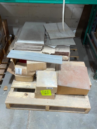 Several Different Types of Tile, Different Sizes, Colors, Shapes