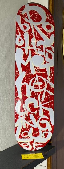 Custom Skateboard Deck - Brothers Mother Fucking Lounge Design by Jordan Cairncross w/ 10 Brothers