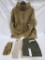 Lot of 4 Condor Summit Soft Shell Jacket Tan Size XL, Gloves & First Tactical Velocity Pants 34x32