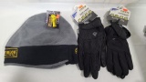 Lot of 3 Voodoo Tactical Fleece Hat & First Tactical Gloves Size L