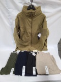 Lot of 5 Condor Summit Soft Shell Jacket Tan Size XL & First Tactical Velocity Pants 36x30
