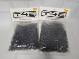 (2) Bags of T4E .43 Caliber Black Rubberballs