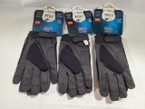 3 Pair, Armor Flex PFU-1 Size XXL Neoprene Unlined All Weather Duty Shooting Gloves