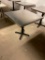 Stainless Steel Top Restaurant Table w/ Single Pedestal Base, 30in x 30in x 29.5in H, High Quality