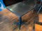 Stainless Steel Top Restaurant Table w/ Single Pedestal Base, 23.5in x 23.5in x 29.5in H, High