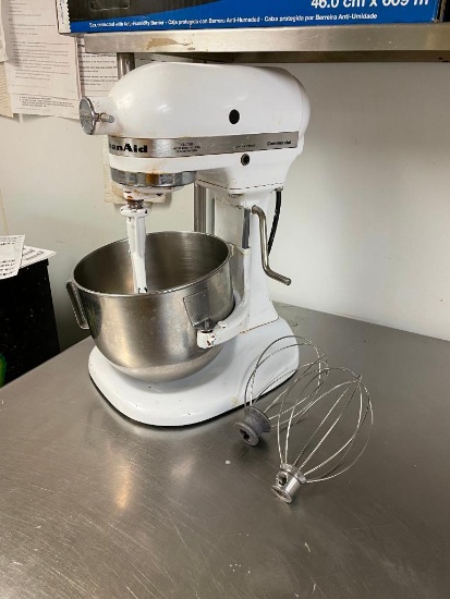 Kitchenaid Commercial Stand Mixer w/ 3 Attachments, Model: KSMC5OS, 350 Watt