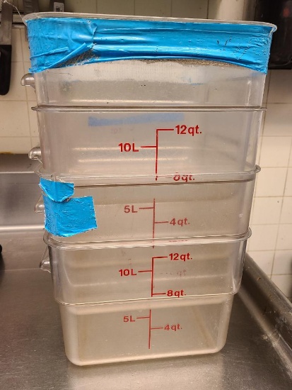 Misc. Food Storage Containers, No Lids - As-Is