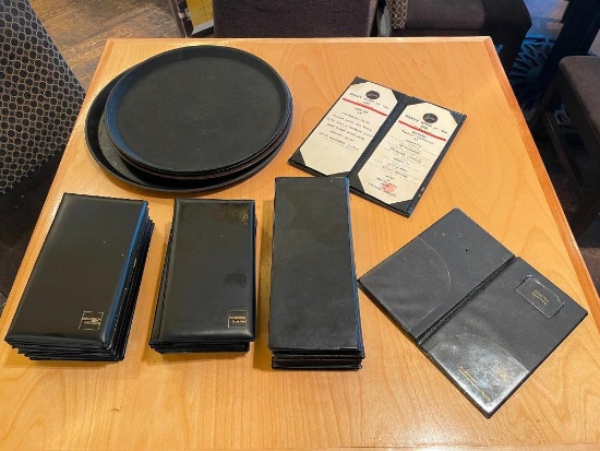 Cocktail Trays, Receipt Books, Drink Menu Holders