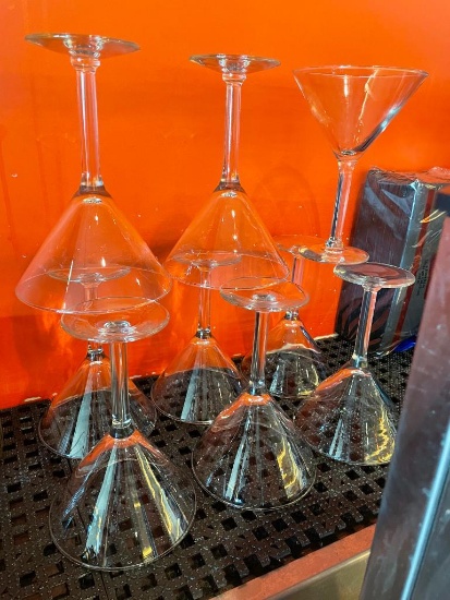 9 Martini Glasses