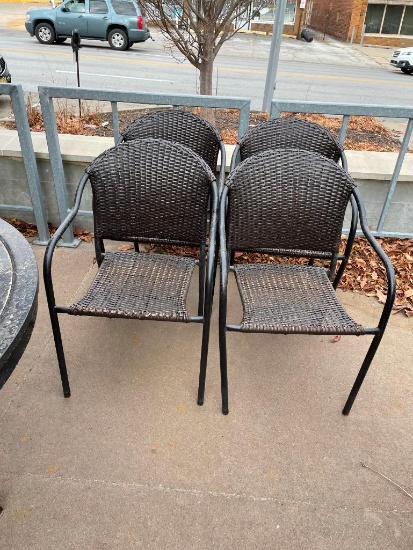 Lot of 4 Patio Chairs, Sold by the Chair xs 4