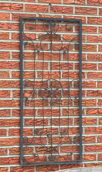 Ornate Metal Garden Metal Decorative Frame