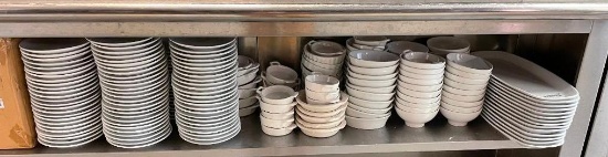 Large Group of Restaurant China, Unusual Pieces, See Images for Details