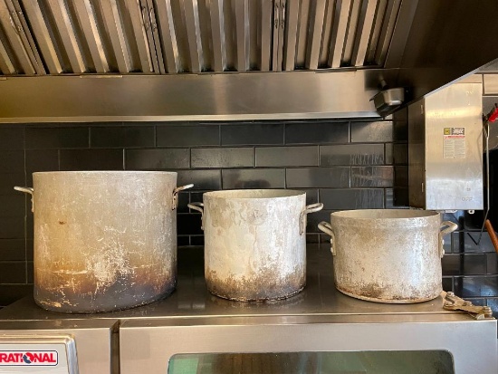 3 NSF Stock Pots