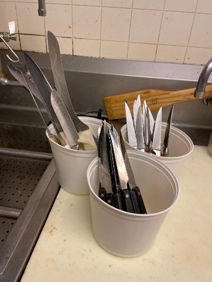 Steak Knives and Kitchen Knives
