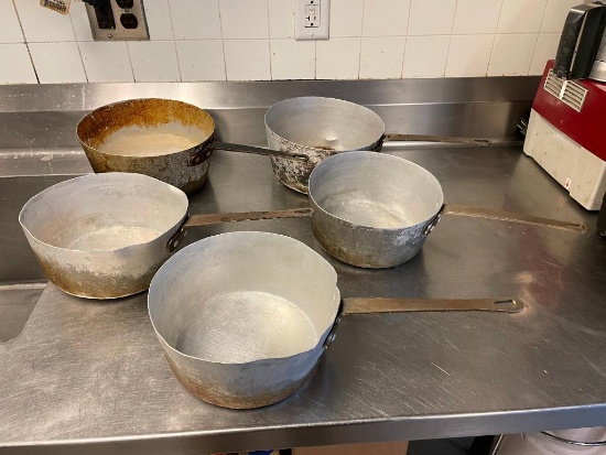 5 NSF Sauce Pots / Pans