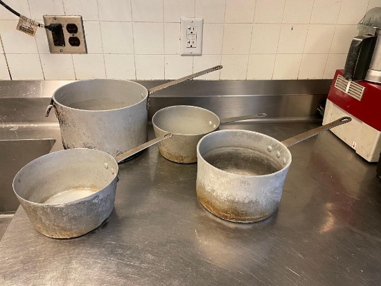 4 NSF Sauce Pots / Pans