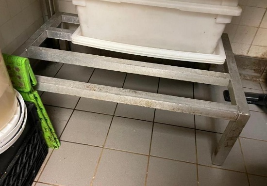 Aluminum Dunnage Rack, 24in x 12in x 36in