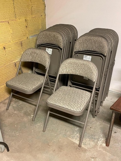 40 MECO Sudden Comfort Folding Chairs, Padded Seat & Back, Sold Per Chair xs 40
