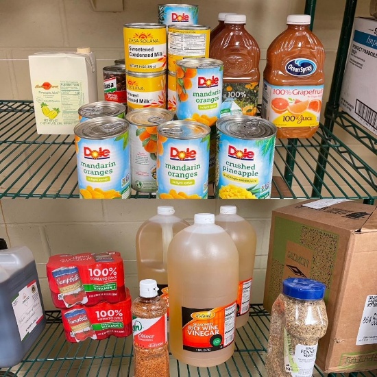 Sealed Food, Tomato Juice, Rice Wine Vinegar, Fennel Seed, Seasoning, Fruit, Pineapple Juice,