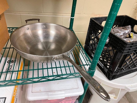 Vollrath NSF F12 Stainless Steel Sauce Pot / Sautee Pan No. 49418