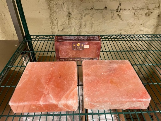 3 Himalayan Salt Cooking Plates