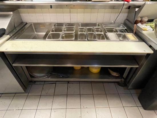 Duke Electric Mobile 4 Pan Steam Table